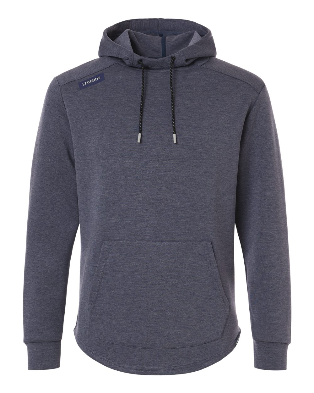 Legends Men's Hawthorne Tech Hooded Sweatshirt. SWM00J007 - Navy Heather