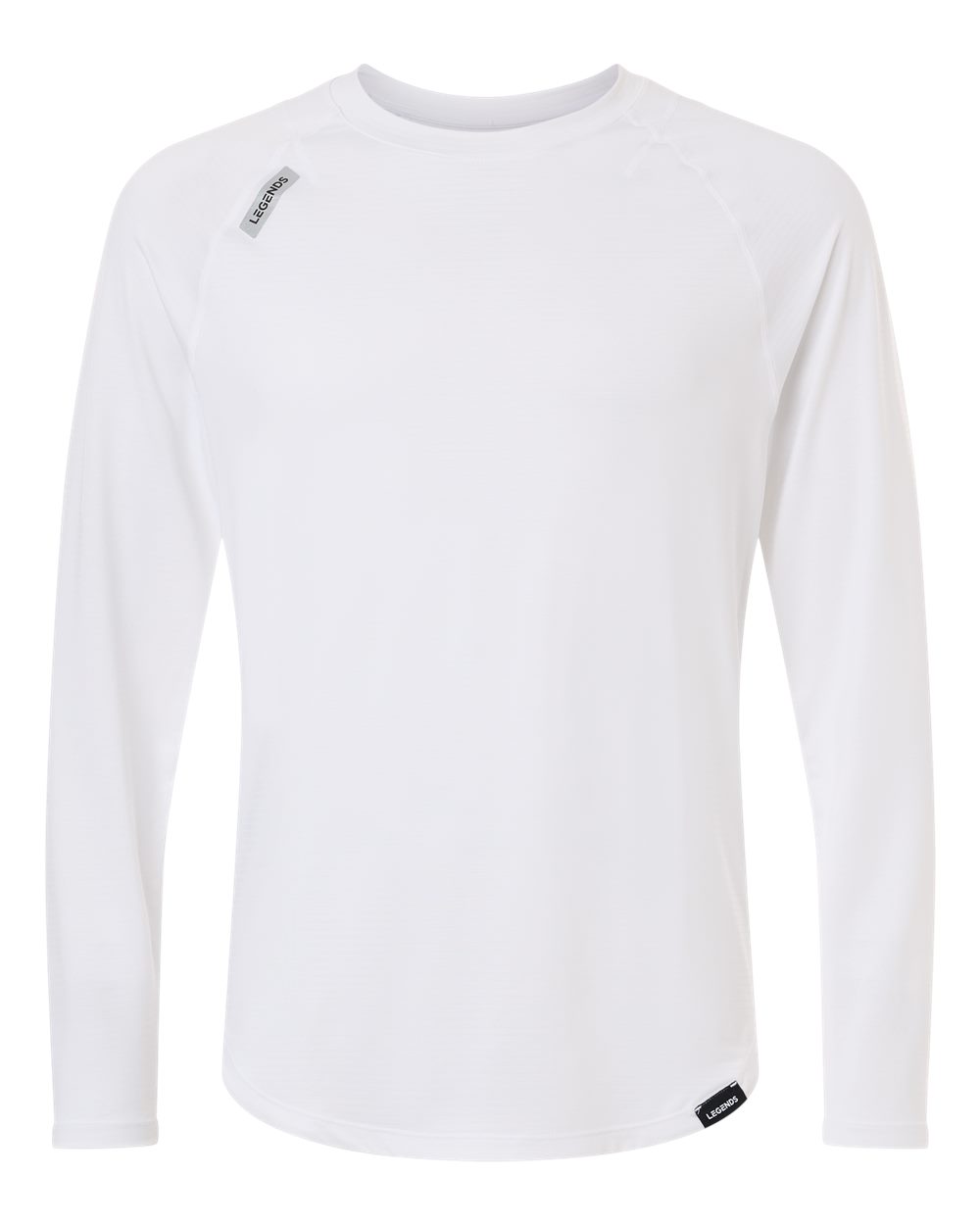 Legends Men's Enzo Long Sleeve T-Shirt. LSM00T018 - White