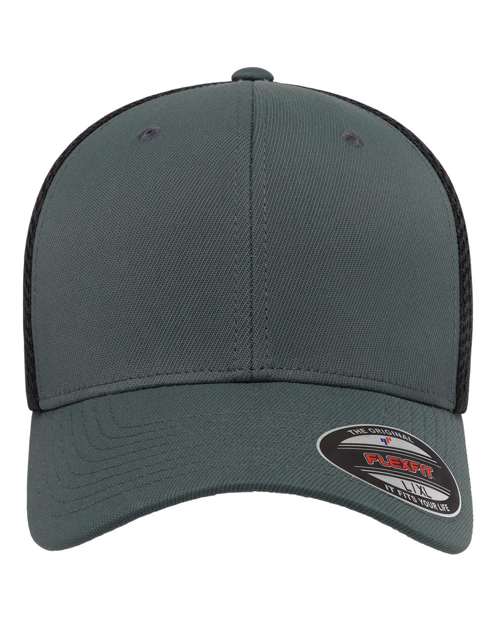 Flexfit Ultrafiber Mesh Cap. 6533 - Dark Grey/ Black