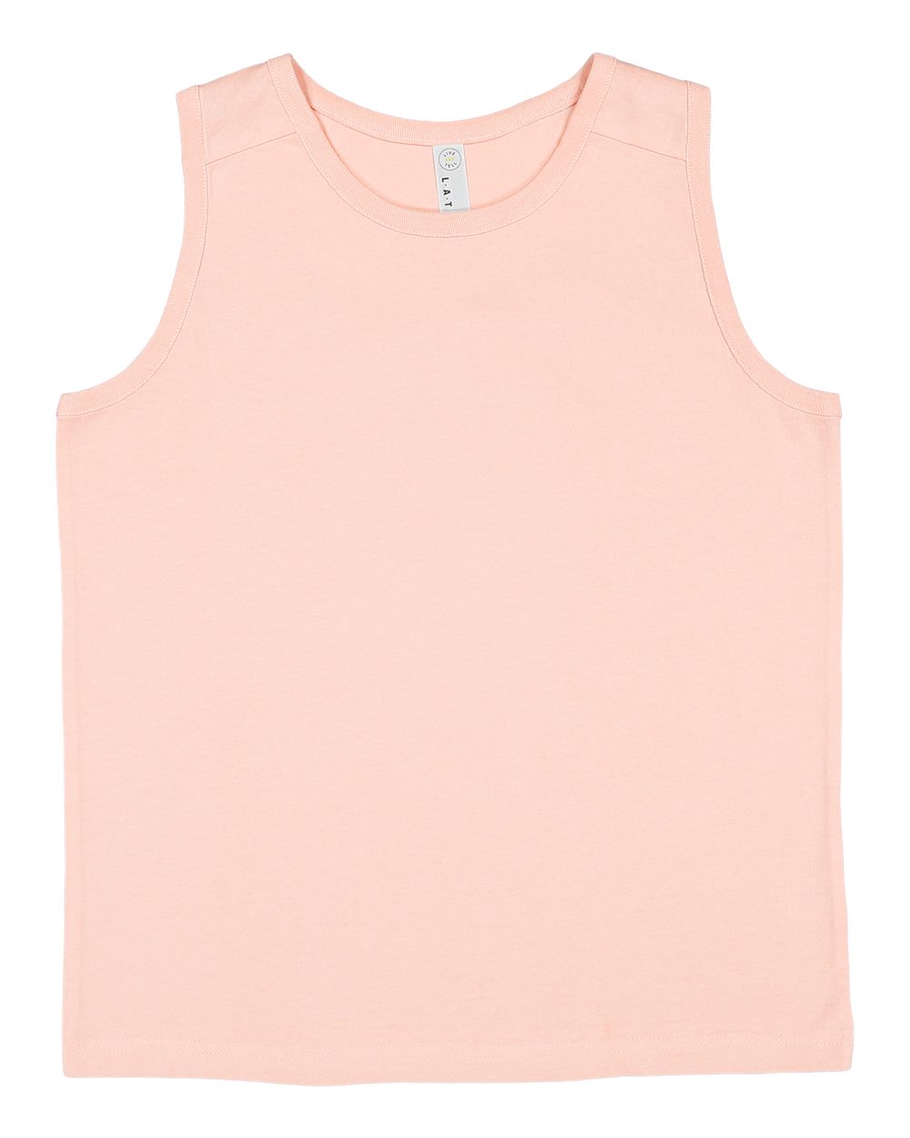 LAT Youth Fine Jersey Tank. 6123 - Blush