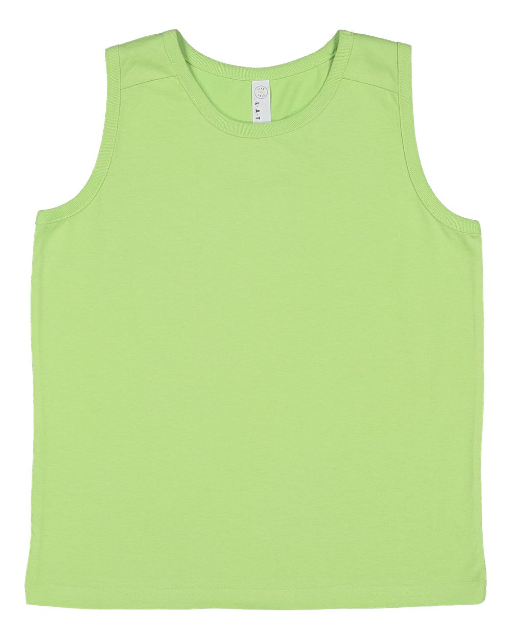 LAT Youth Fine Jersey Tank. 6123 - Key Lime