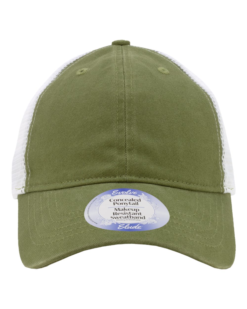 Infinity Her Women's Peached Twill Mesh Back Cap. ANNIE - Sea Turtle/ White