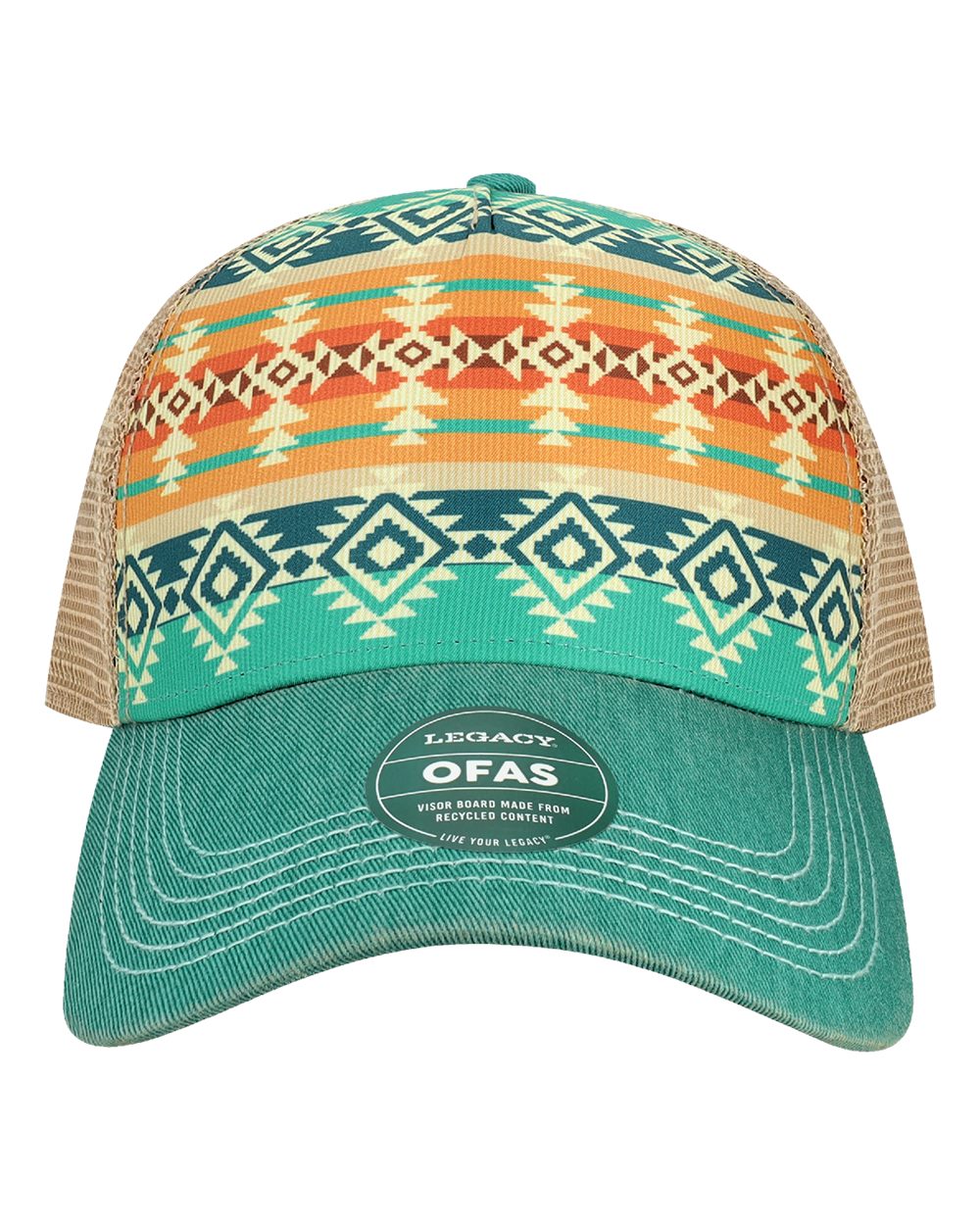 LEGACY Old Favorite Five-Panel Trucker Cap. OFAFP - Navajo
