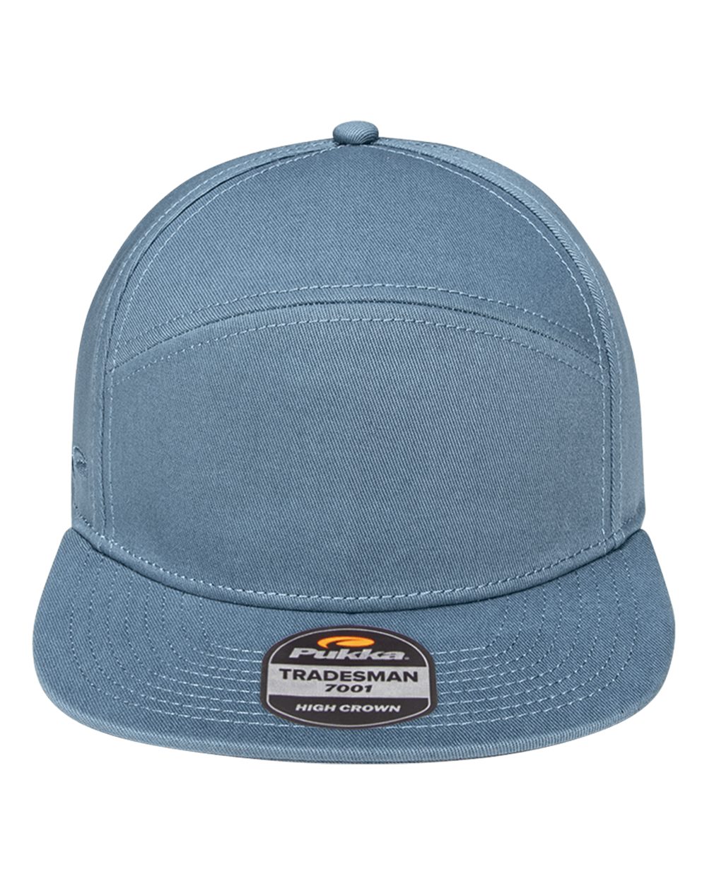 Pukka Tradesman Hybrid Six-Panel Cap. 7001P - Shale Blue