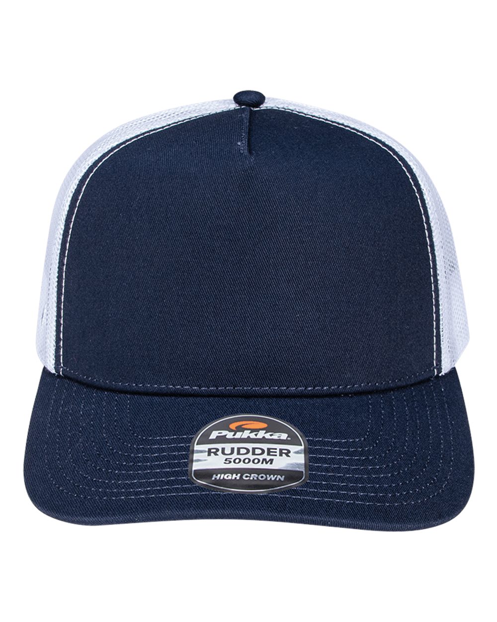 Pukka Rudder Five-Panel Cap. 5000M - Navy/ White
