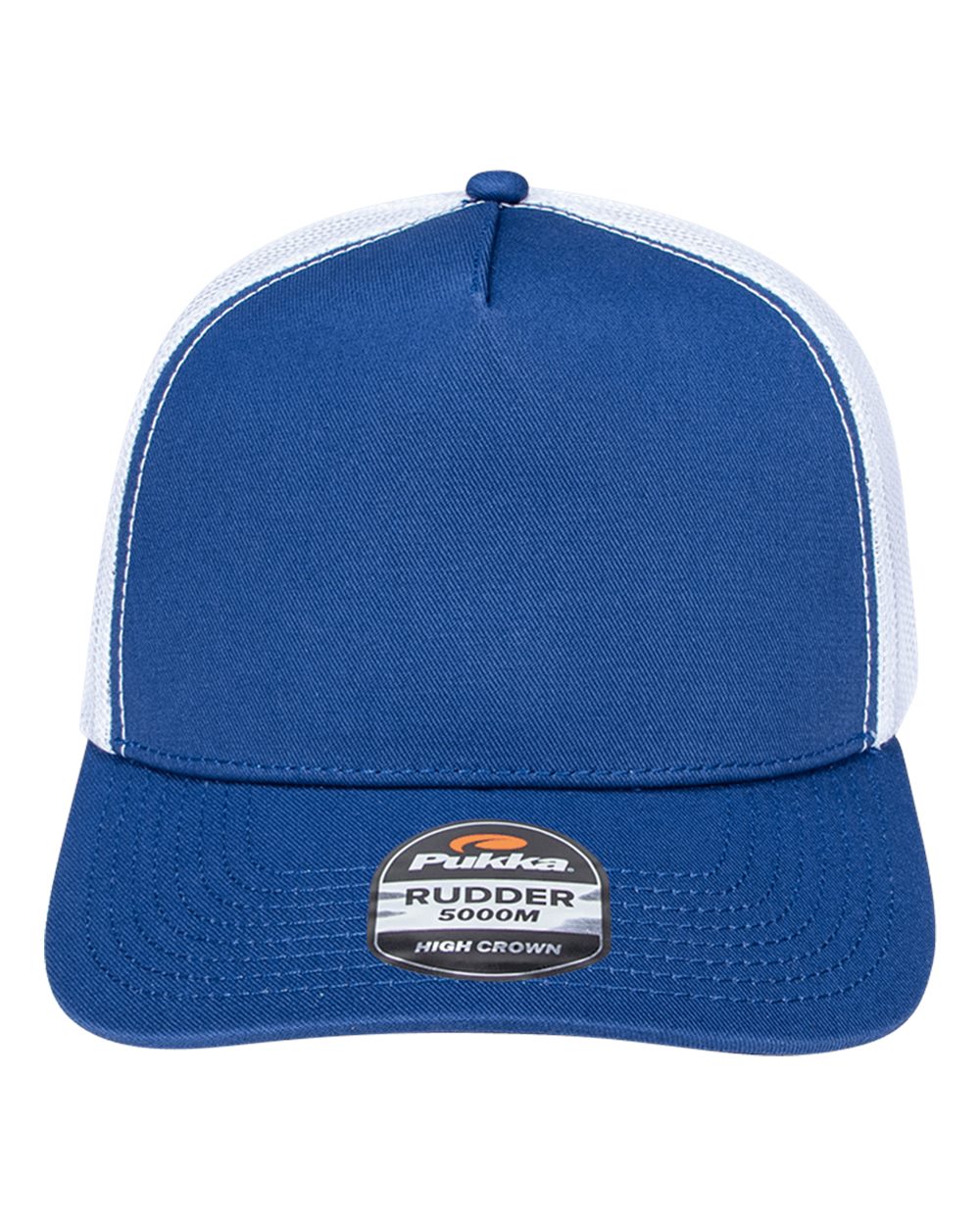Pukka Rudder Five-Panel Cap. 5000M - Royal/ White