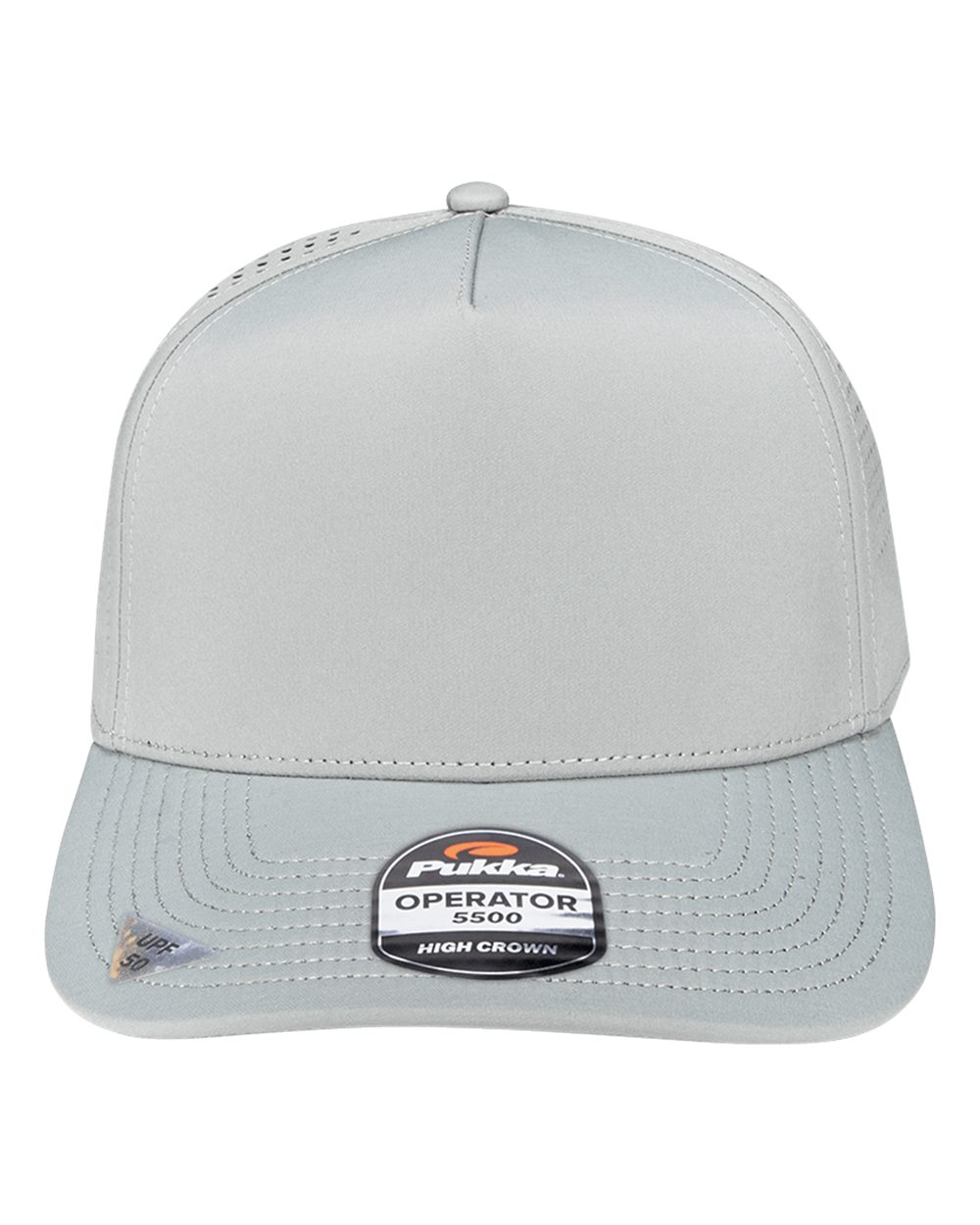 Pukka Operator Perforated Five-Panel Cap. 5500 - Steel Grey