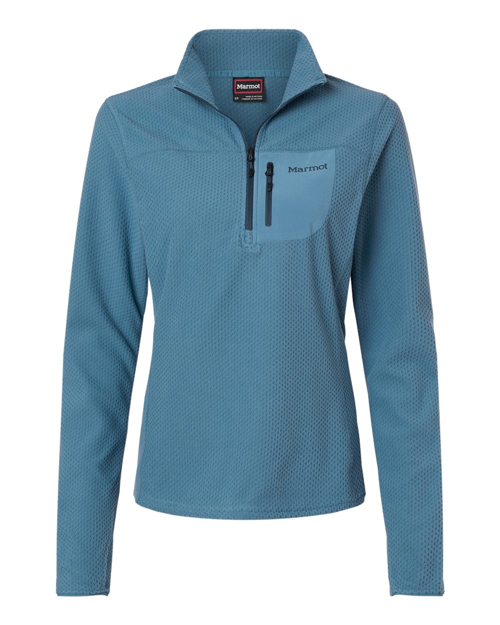 Marmot Women's Air Fleece Quarter-Zip Pullover. M16745 - Summer Storm