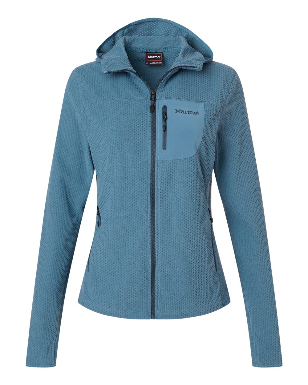 Marmot Women's Air Fleece Hooded Jacket. M16746 - Summer Storm