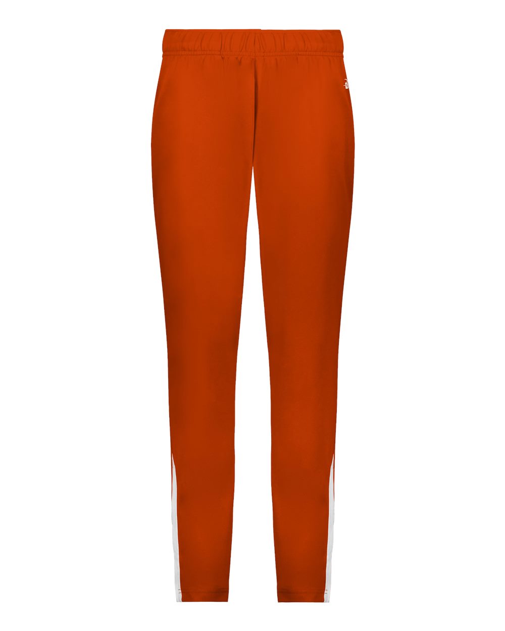 Badger Men's On The Rise Outercore Warm-Up Pants. 7726 - Burnt Orange/ White