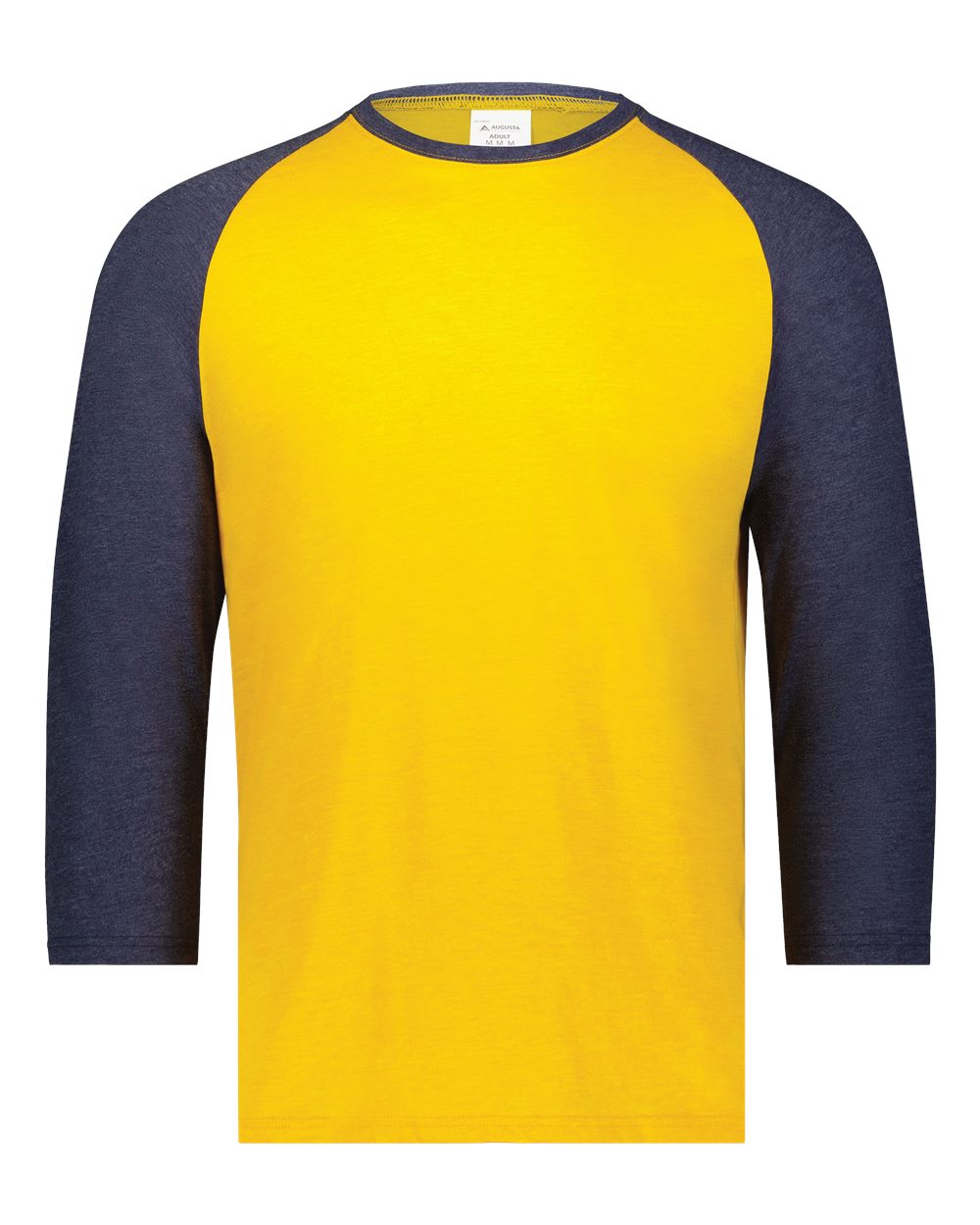 Augusta Sportswear Men's Gameday Vintage T-Shirt. 6879 - Gold Heather/ Navy Heather
