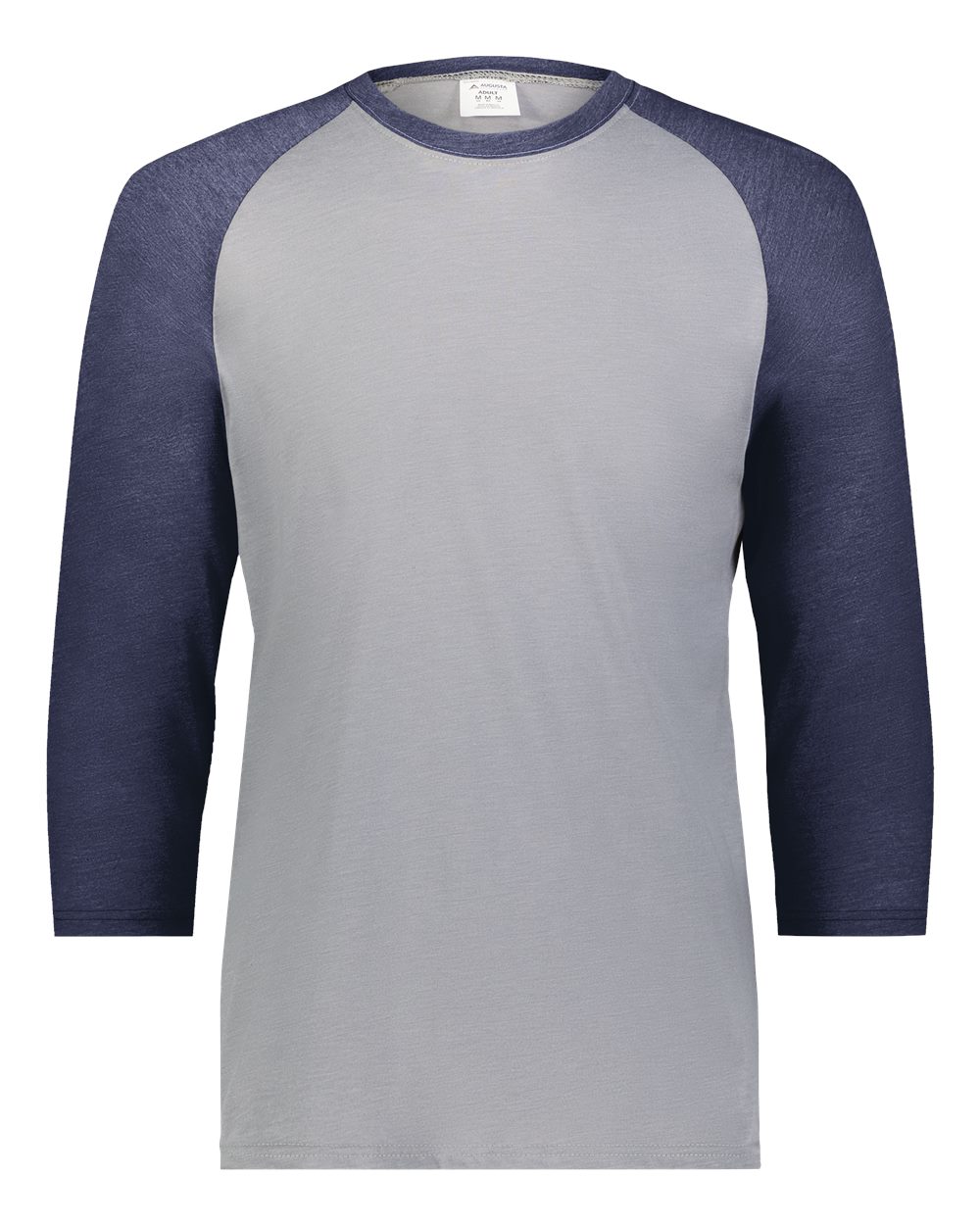 Augusta Sportswear Men's Gameday Vintage T-Shirt. 6879 - Grey Heather/ Navy Heather