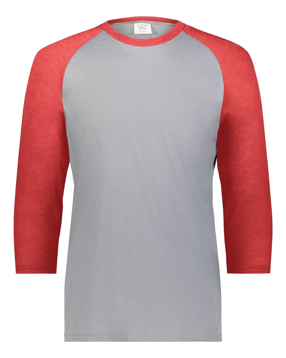 Augusta Sportswear Men's Gameday Vintage T-Shirt. 6879 - Grey Heather/ Scarlet Heather
