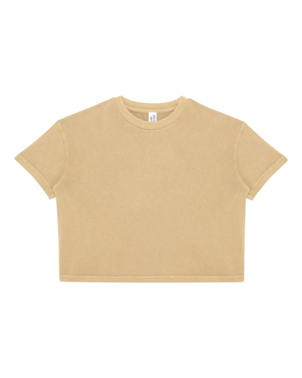 Lane Seven Women's Garment-Dyed Urban Cropped Tee. LS86000GD - Pigment Burro