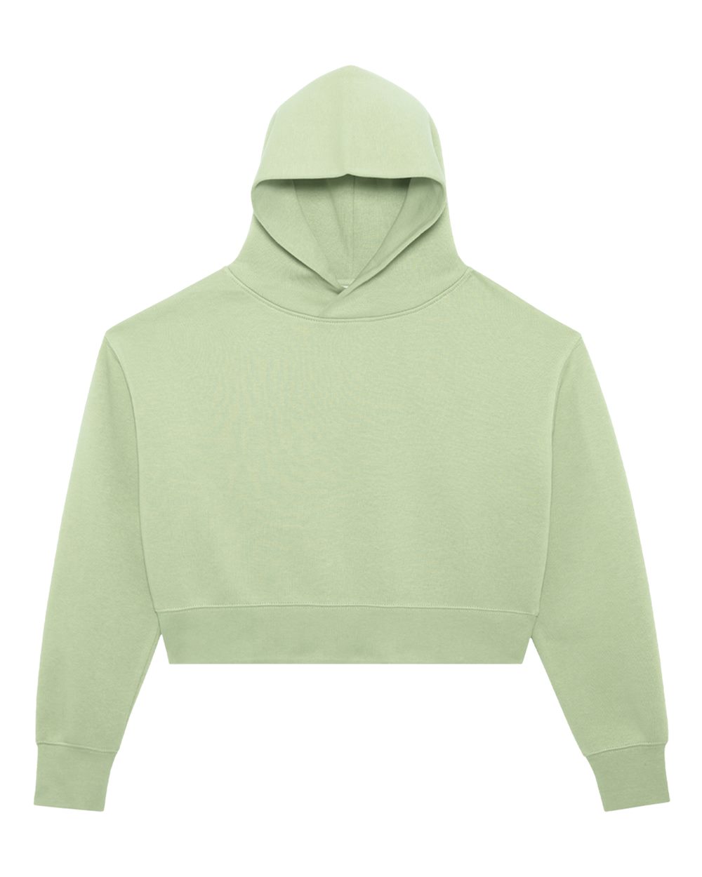Lane Seven Women's Relaxed Cropped Hoodie Sweatshirt. LS88001 - Matcha