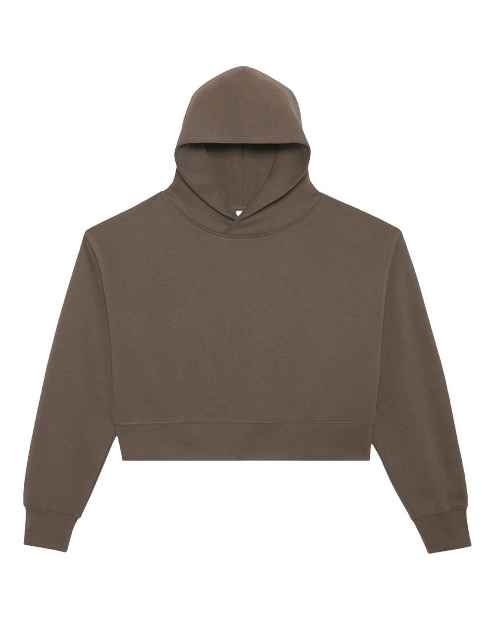 Lane Seven Women's Relaxed Cropped Hoodie Sweatshirt. LS88001 - Coffee