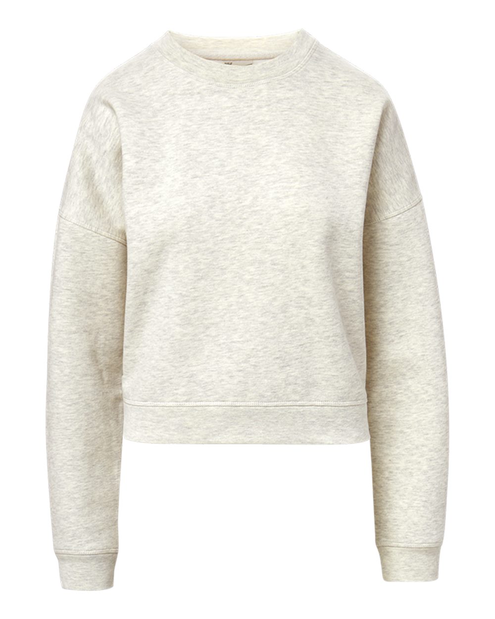 MV Sport Women's Vintage Fleece Crewneck Sweatshirt. W26144 - Oatmeal