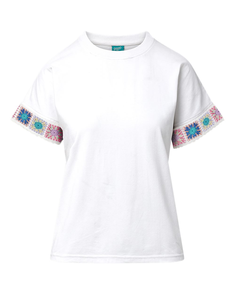 MV Sport Women's Mood & Vibe™ Motif T-Shirt. W26421 - White