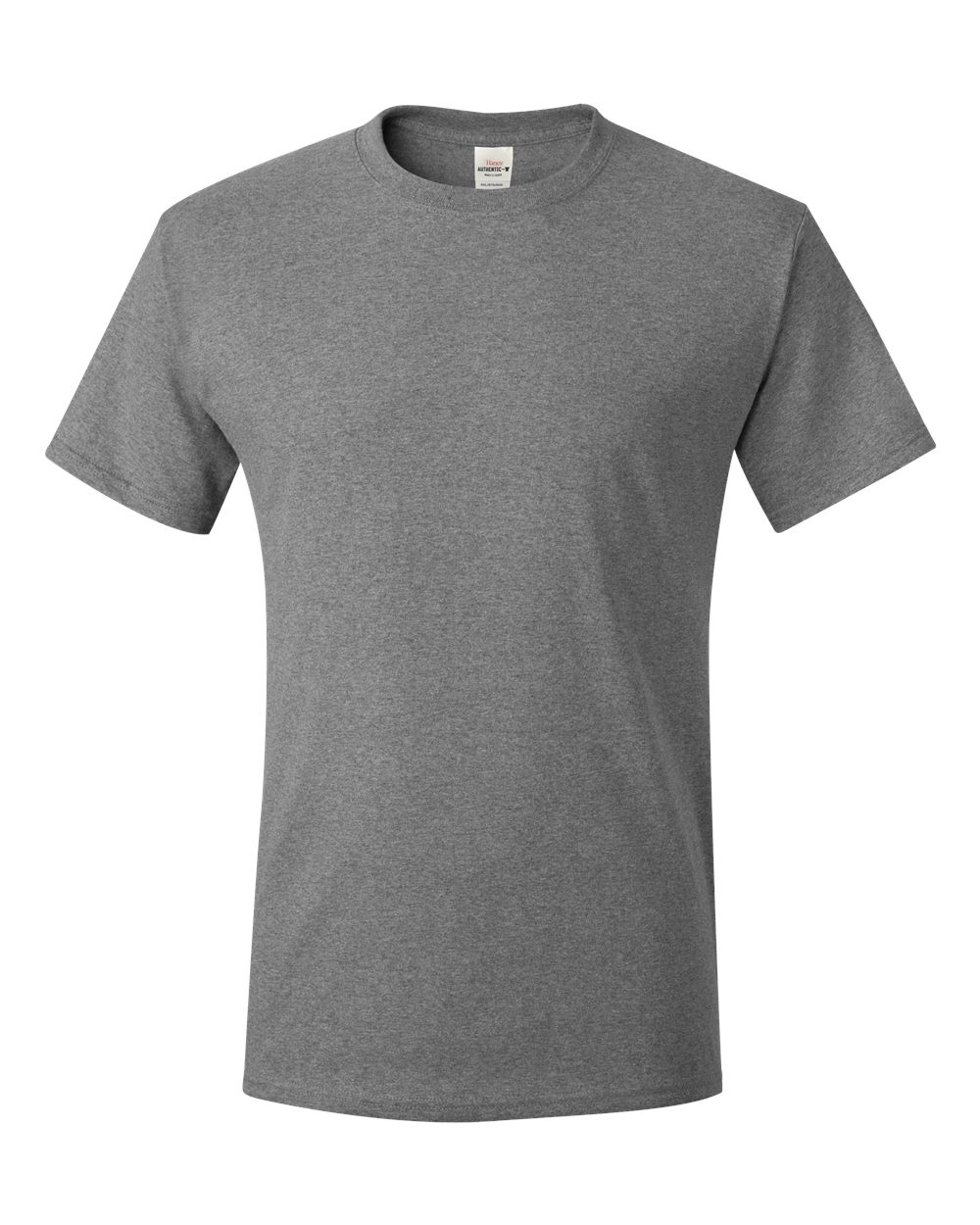 Hanes Unisex Authentic T-Shirt. 5250 - Oxford Grey