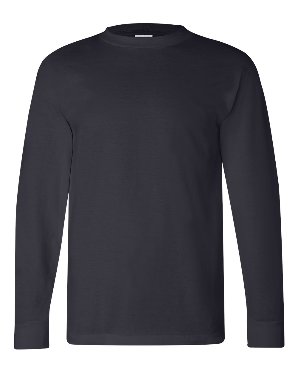 Bayside Unisex USA-Made Long Sleeve T-Shirt. 6100 - Navy