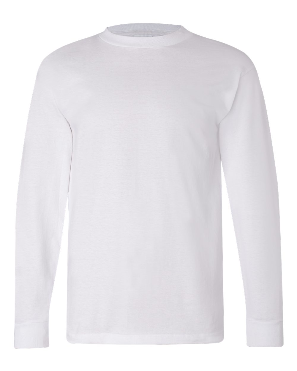 Bayside Unisex USA-Made Long Sleeve T-Shirt. 6100 - White