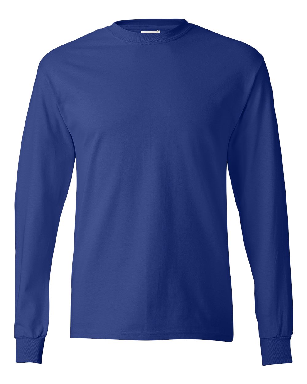 Hanes Unisex Authentic Long Sleeve T-Shirt. 5586 - Deep Royal