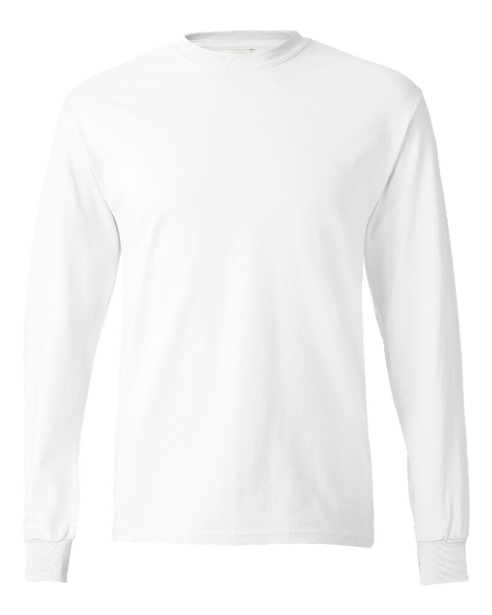 Hanes Unisex Authentic Long Sleeve T-Shirt. 5586 - White
