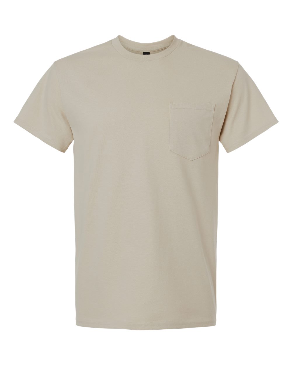 Gildan Unisex Ultra Cotton® Pocket T-Shirt. 2300 - Sand