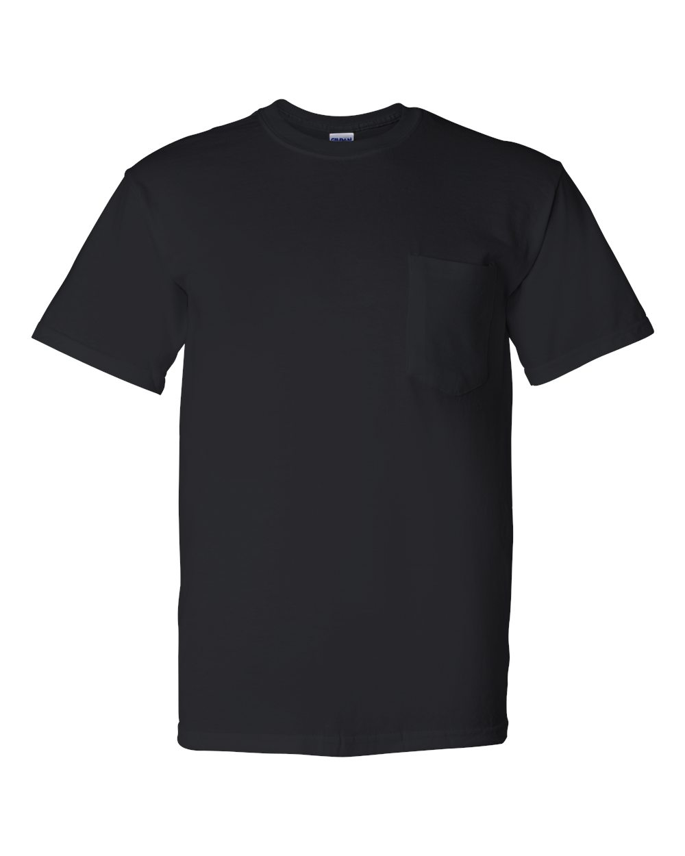 Gildan Unisex DryBlend® Pocket T-Shirt. 8300 - Black