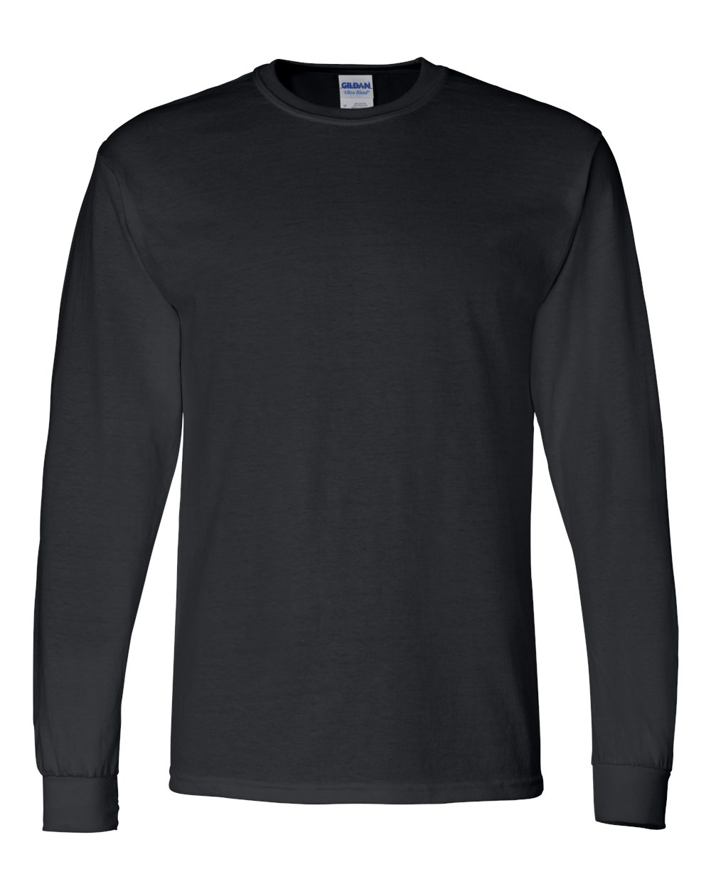 Gildan Unisex DryBlend® 50/50 Long Sleeve T-Shirt. 8400 - Black