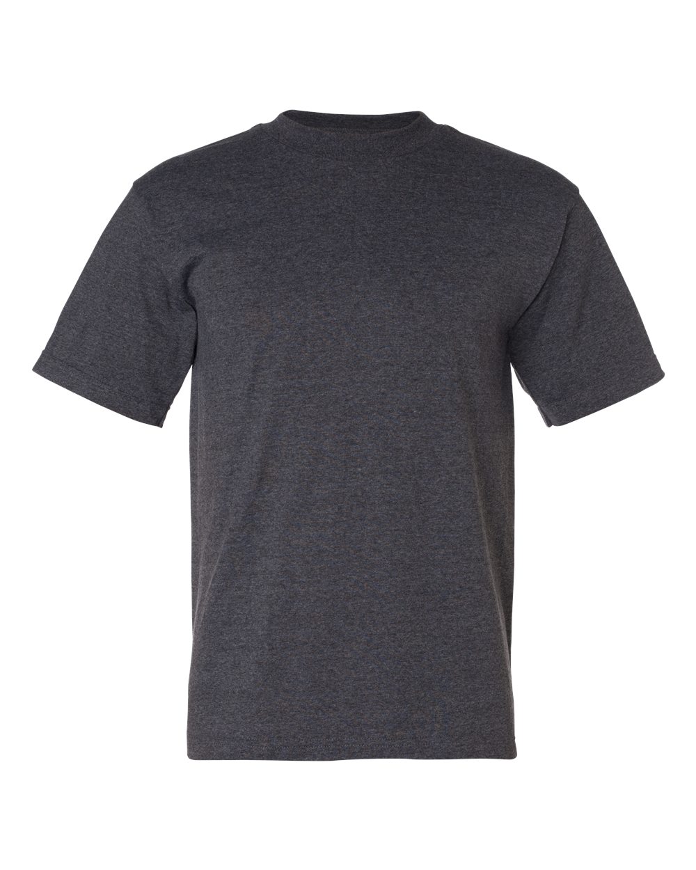 Bayside Unisex USA-Made 50/50 T-Shirt. 1701 - Charcoal Heather