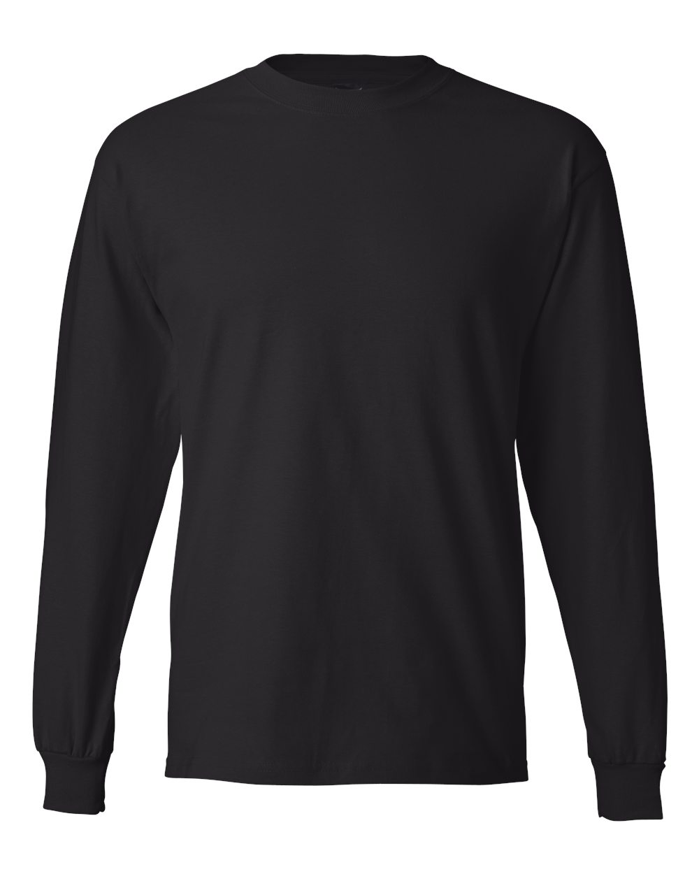 Hanes Unisex Beefy-T® Long Sleeve T-Shirt. 5186 - Black