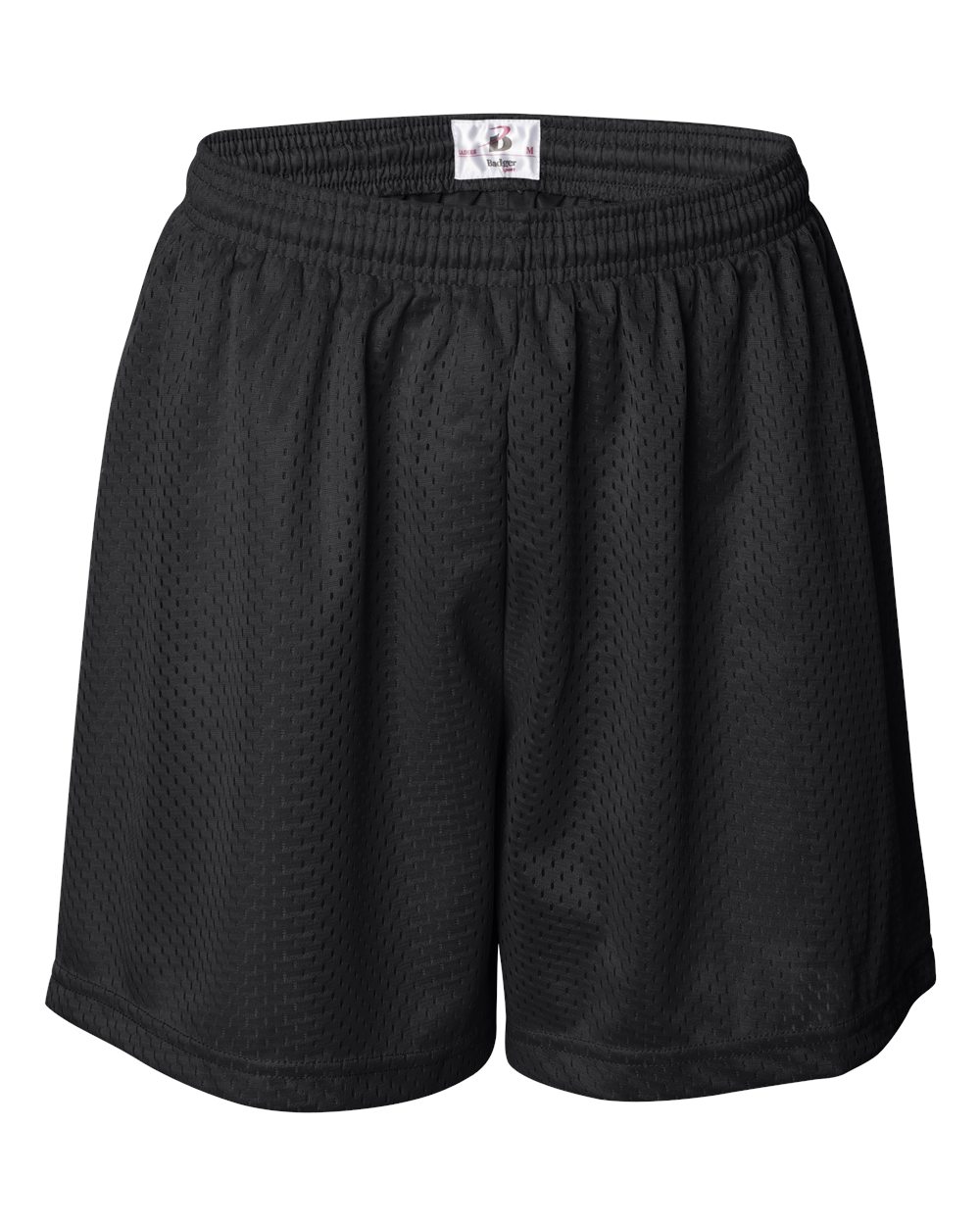 Badger Women's Pro Mesh 5" Solid Liner Shorts. 7216 - Black
