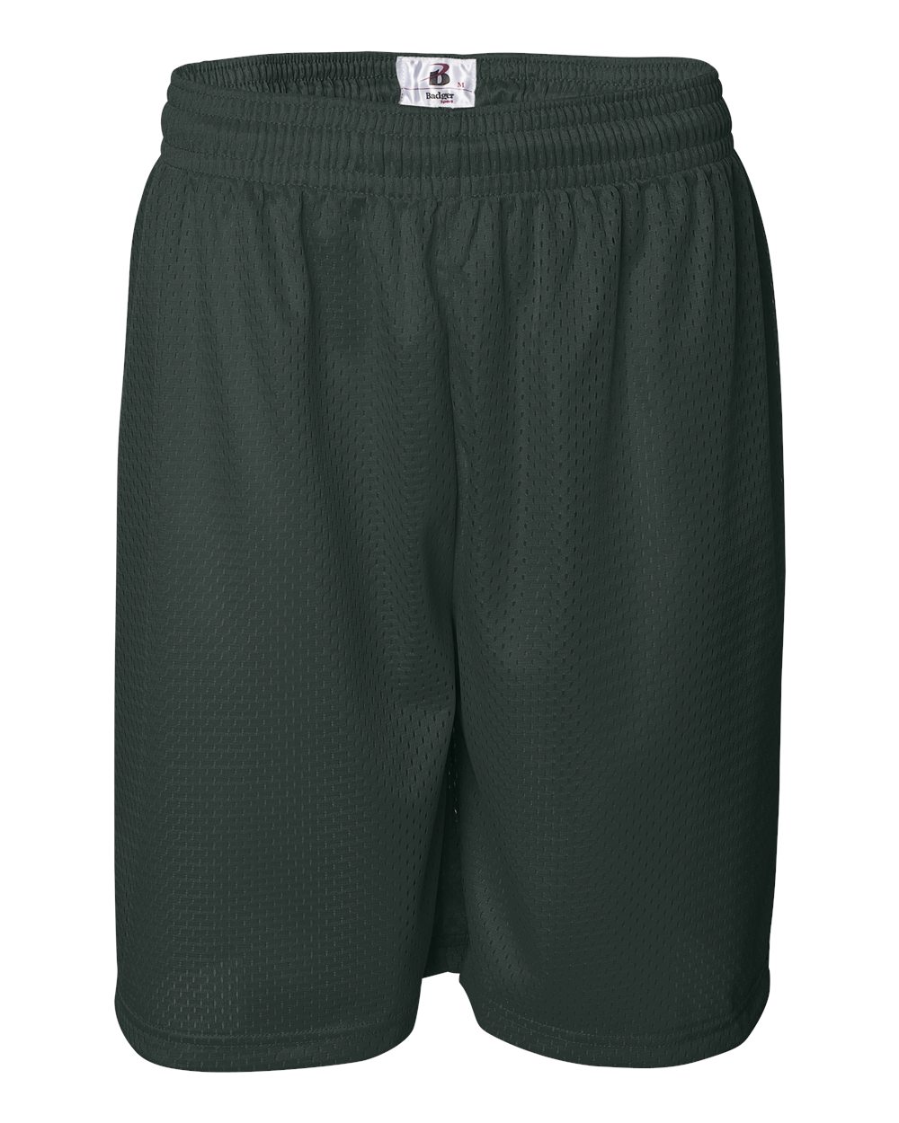Badger Men's Pro Mesh 9" Shorts. 7209 - Forest