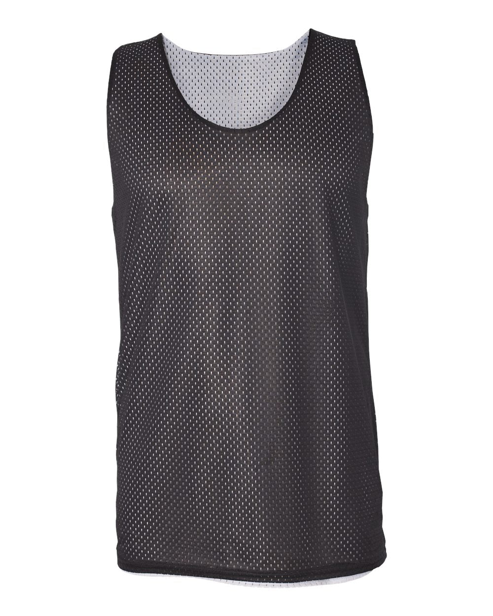 Badger Men's Pro Mesh Reversible Tank Top. 8529 - Black/ White
