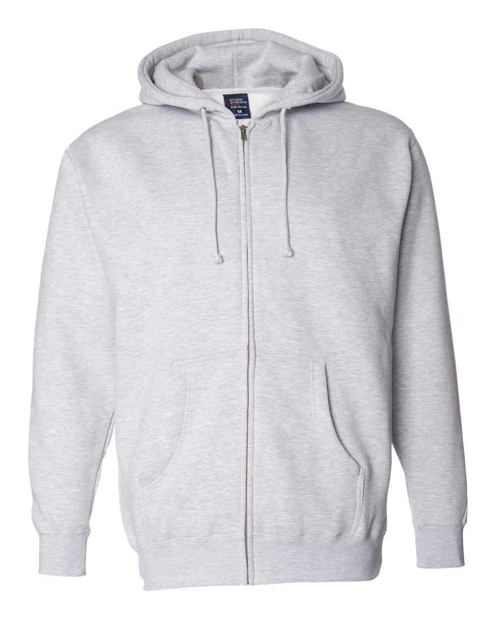 Independent Trading Co. Unisex Heavyweight Full-Zip Hooded Sweatshirt. IND4000Z - Grey Heather