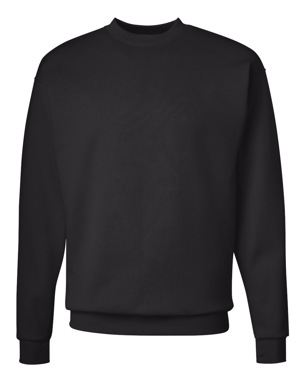 Hanes Unisex EcoSmart® Crewneck Sweatshirt. P160 - Black