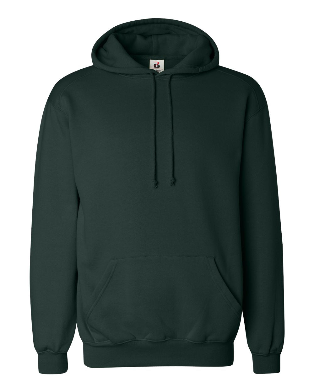 Badger Unisex Hooded Sweatshirt. 1254 - Forest