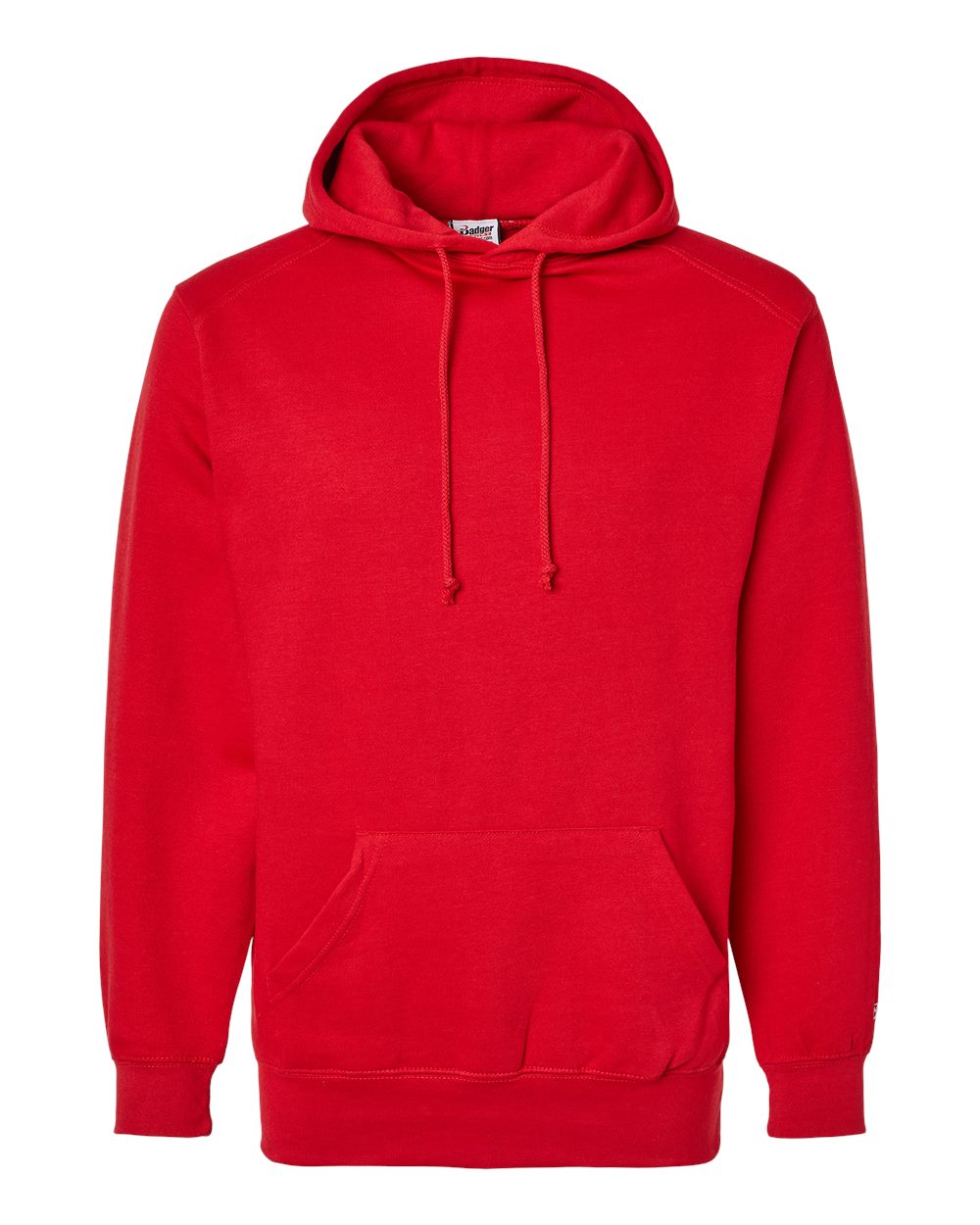 Badger Unisex Hooded Sweatshirt. 1254 - Red