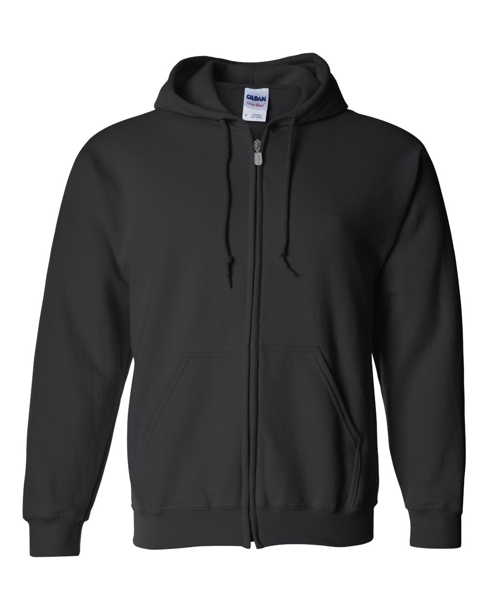 Gildan Unisex Heavy Blend™ Full-Zip Hooded Sweatshirt. 18600 - Black