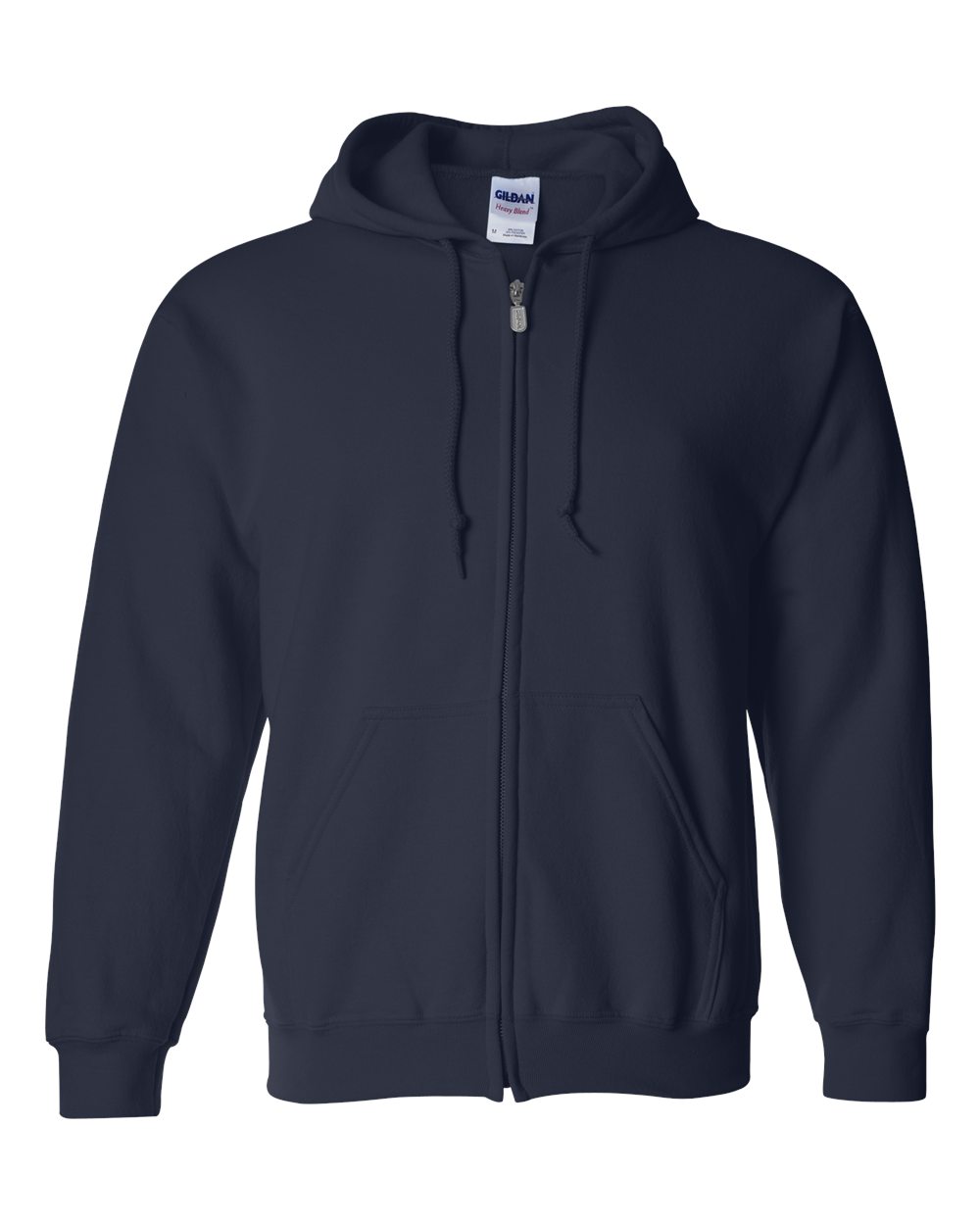 Gildan Unisex Heavy Blend™ Full-Zip Hooded Sweatshirt. 18600 - Navy