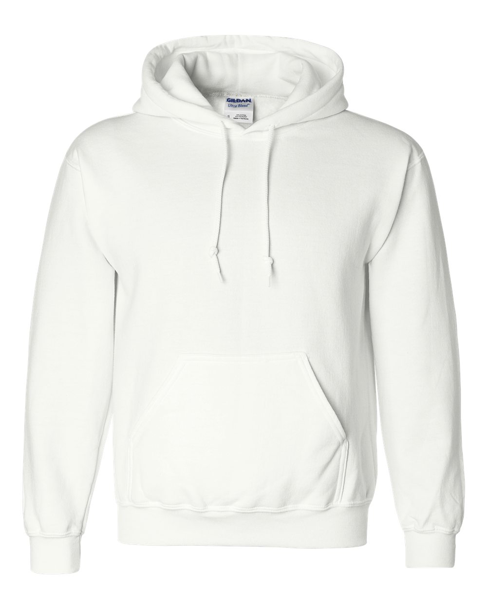 Gildan Unisex DryBlend® Hooded Sweatshirt. 12500 - White