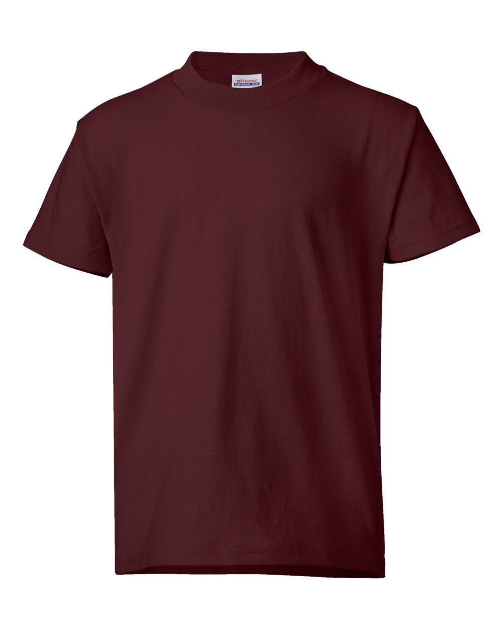 Hanes Youth EcoSmart® T-Shirt. 5370 - Maroon