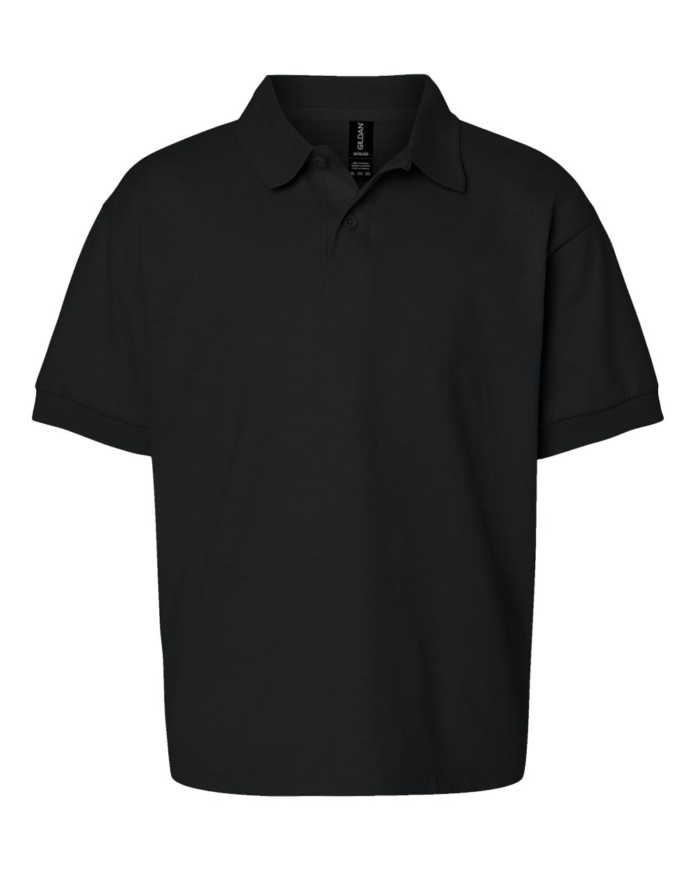 Gildan Youth DryBlend® Jersey Polo. 8800B - Black