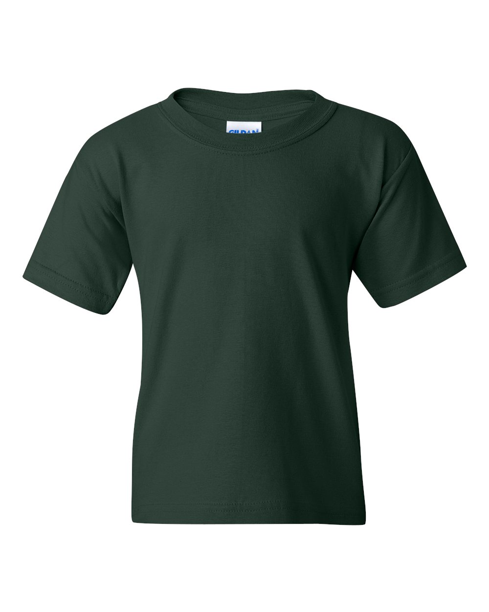 Gildan Youth Heavy Cotton™ T-Shirt. 5000B - Forest Green