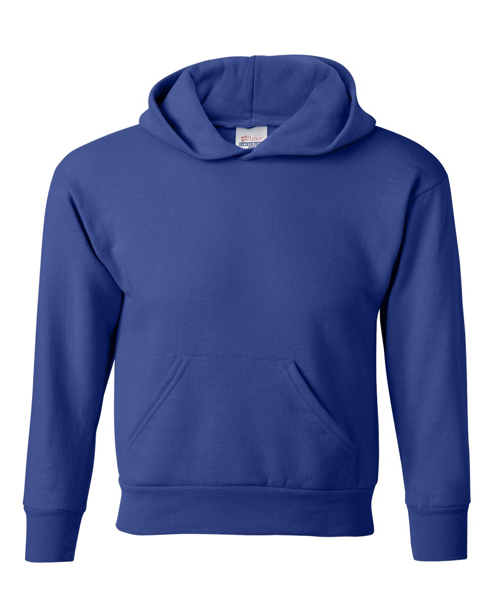 Hanes Youth EcoSmart® Hooded Sweatshirt. P473 - Deep Royal