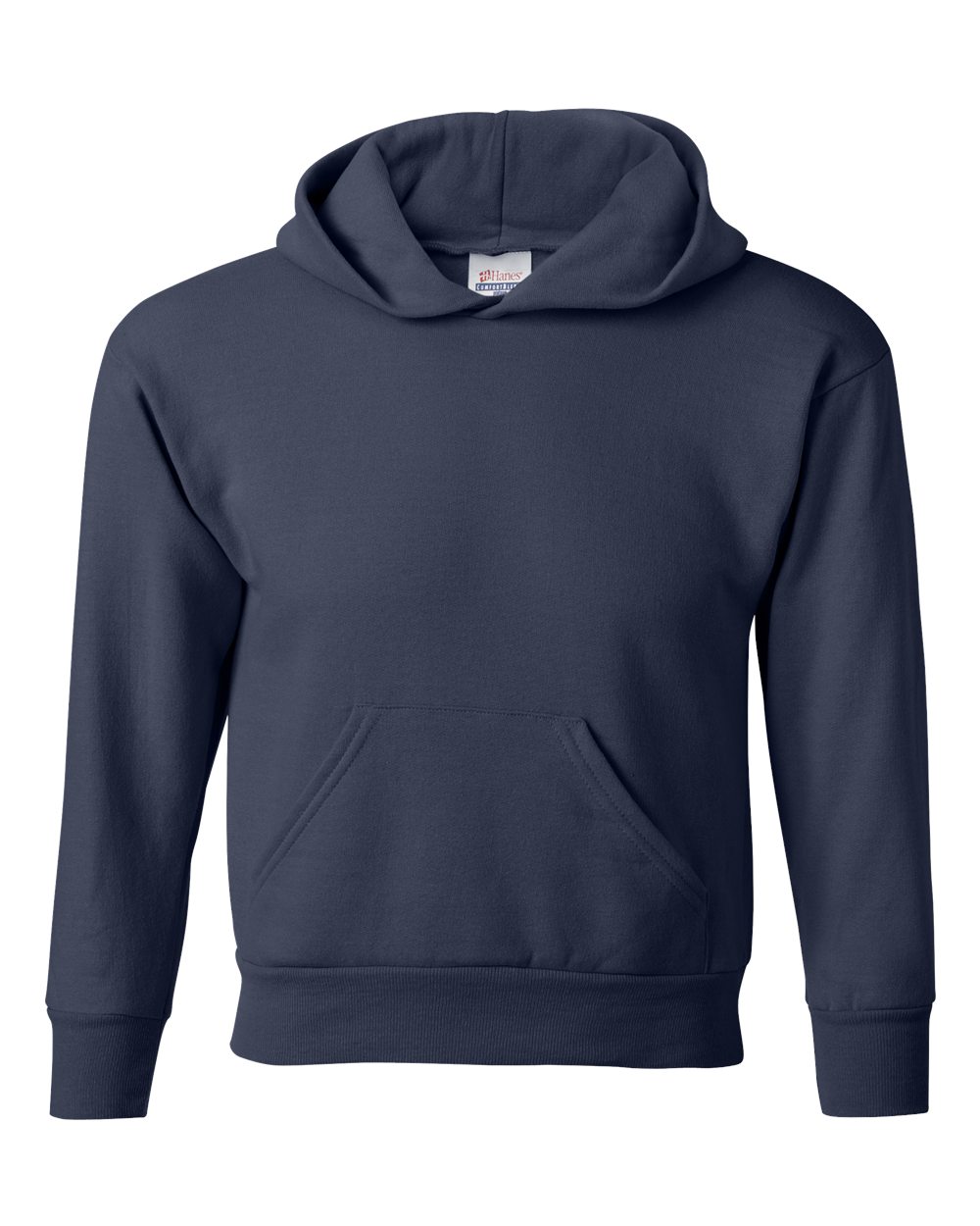 Hanes Youth EcoSmart® Hooded Sweatshirt. P473 - Navy