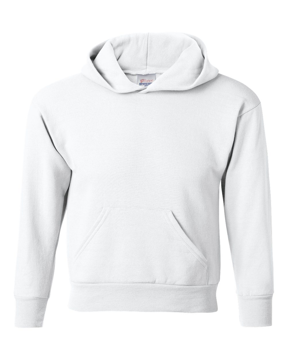 Hanes Youth EcoSmart® Hooded Sweatshirt. P473 - White
