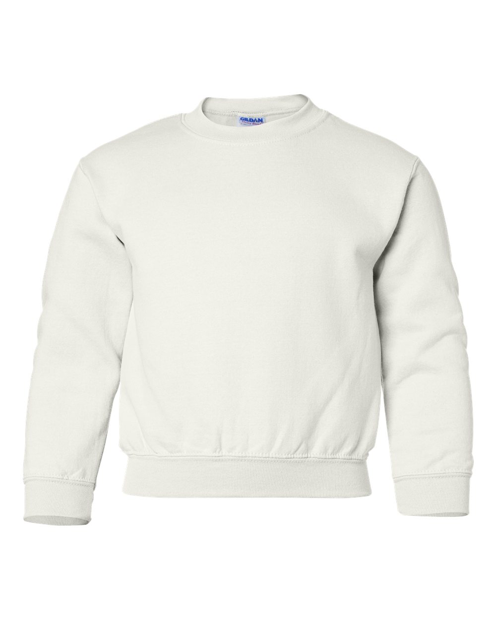 Gildan Youth Heavy Blend™ Crewneck Sweatshirt. 18000B - White