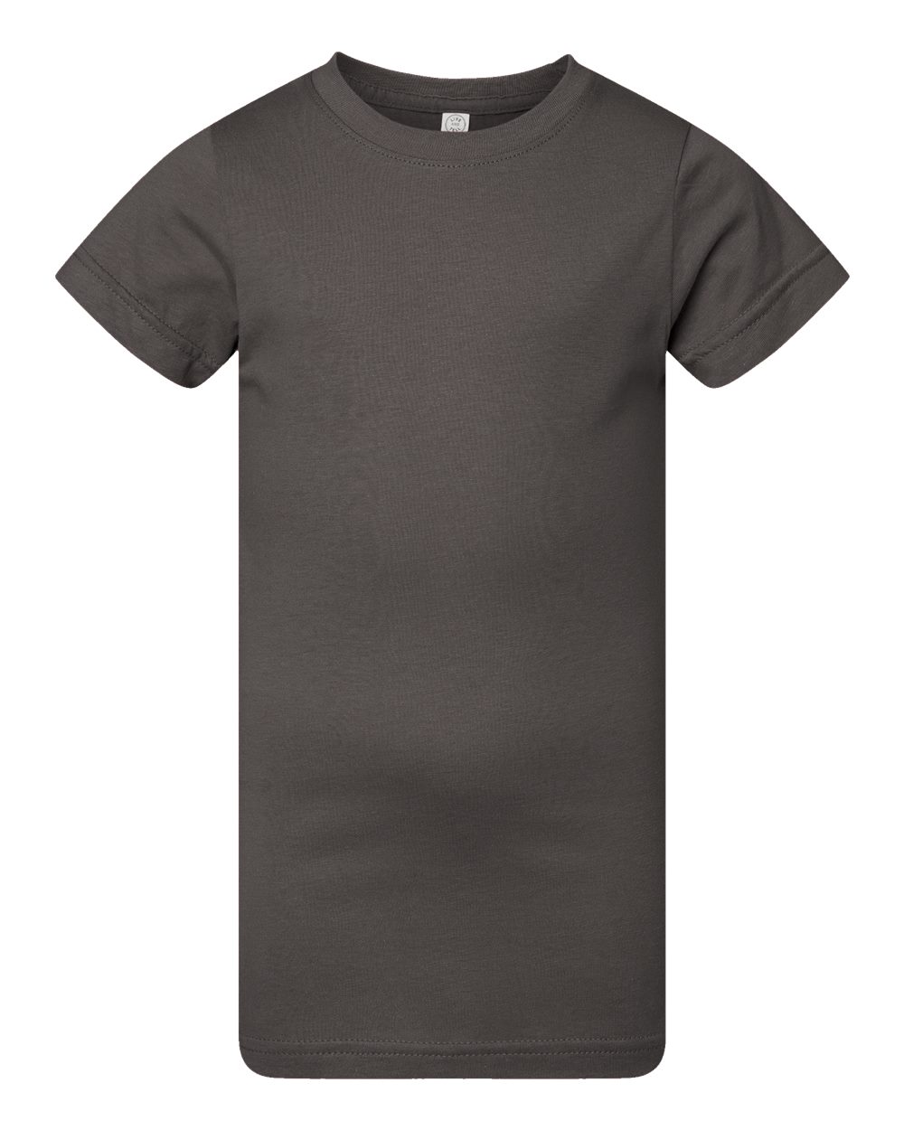 LAT Girls' Fine Jersey Tee. 2616 - Charcoal